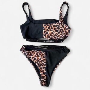 Leopard Print Bikini Set